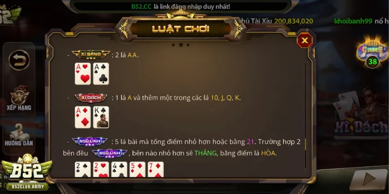 xì dách B52 club